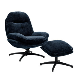 Fauteuil + pouf