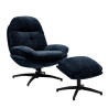 Fauteuil + pouf